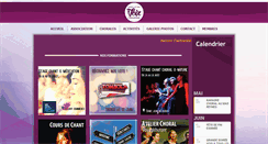 Desktop Screenshot of choralemontpellier.com